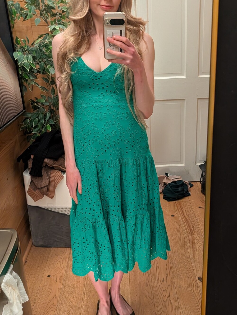 Morris Day green sundress XS
